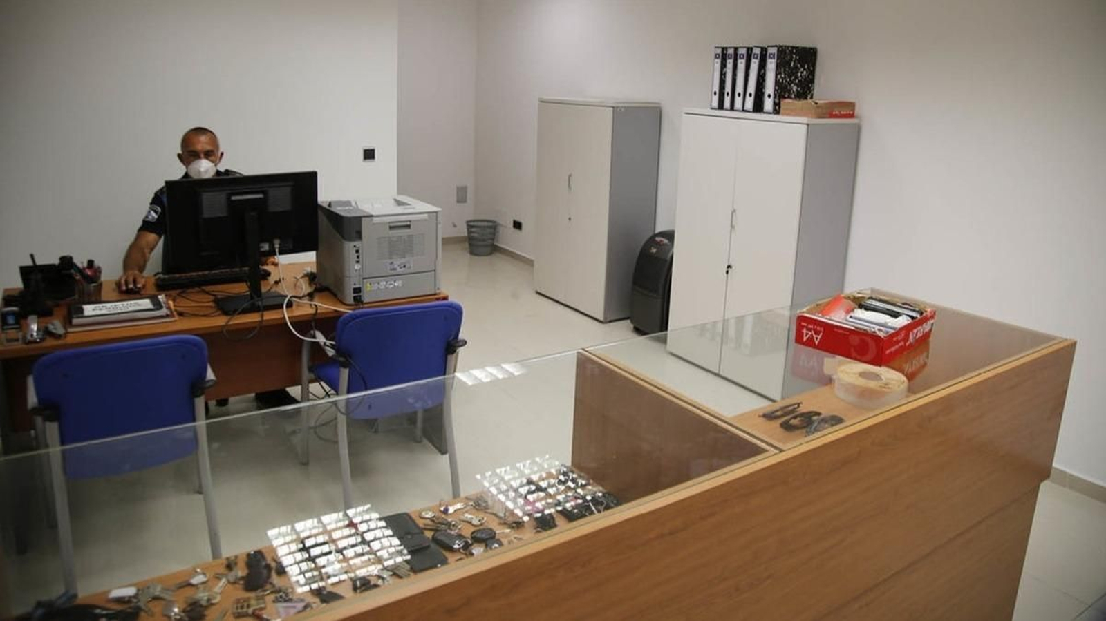 La oficina de objetos de perdidos de la Policía Local.