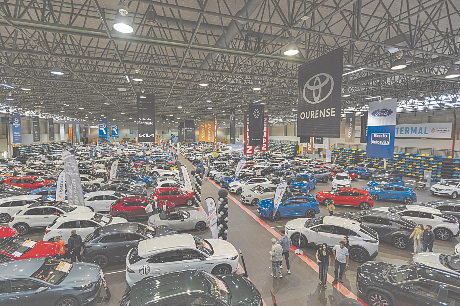 Coches en el Salón del Automóvil.
