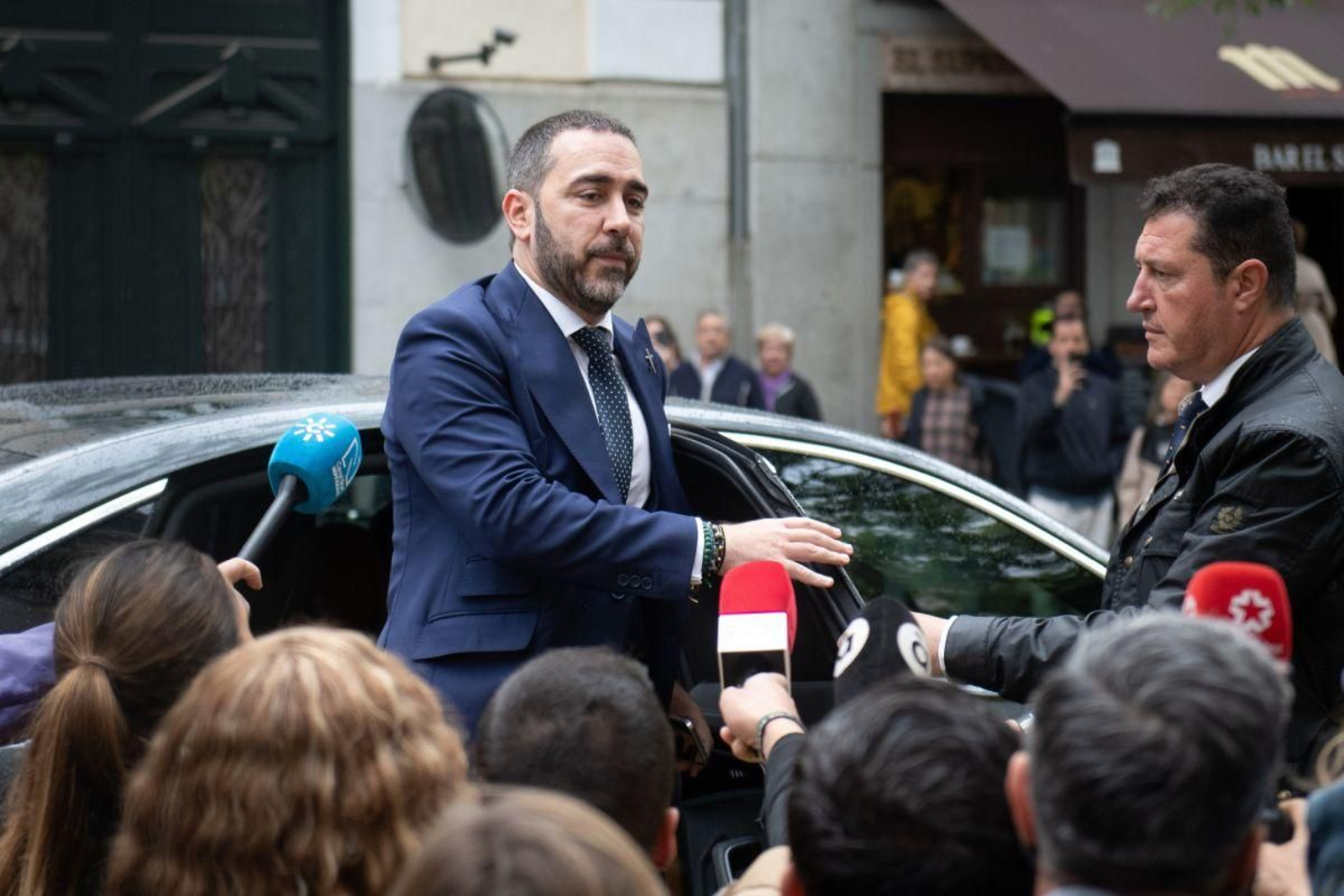 Víctor de Aldama a su llegada al Tribunal Supremo el pasado 29 de abril.