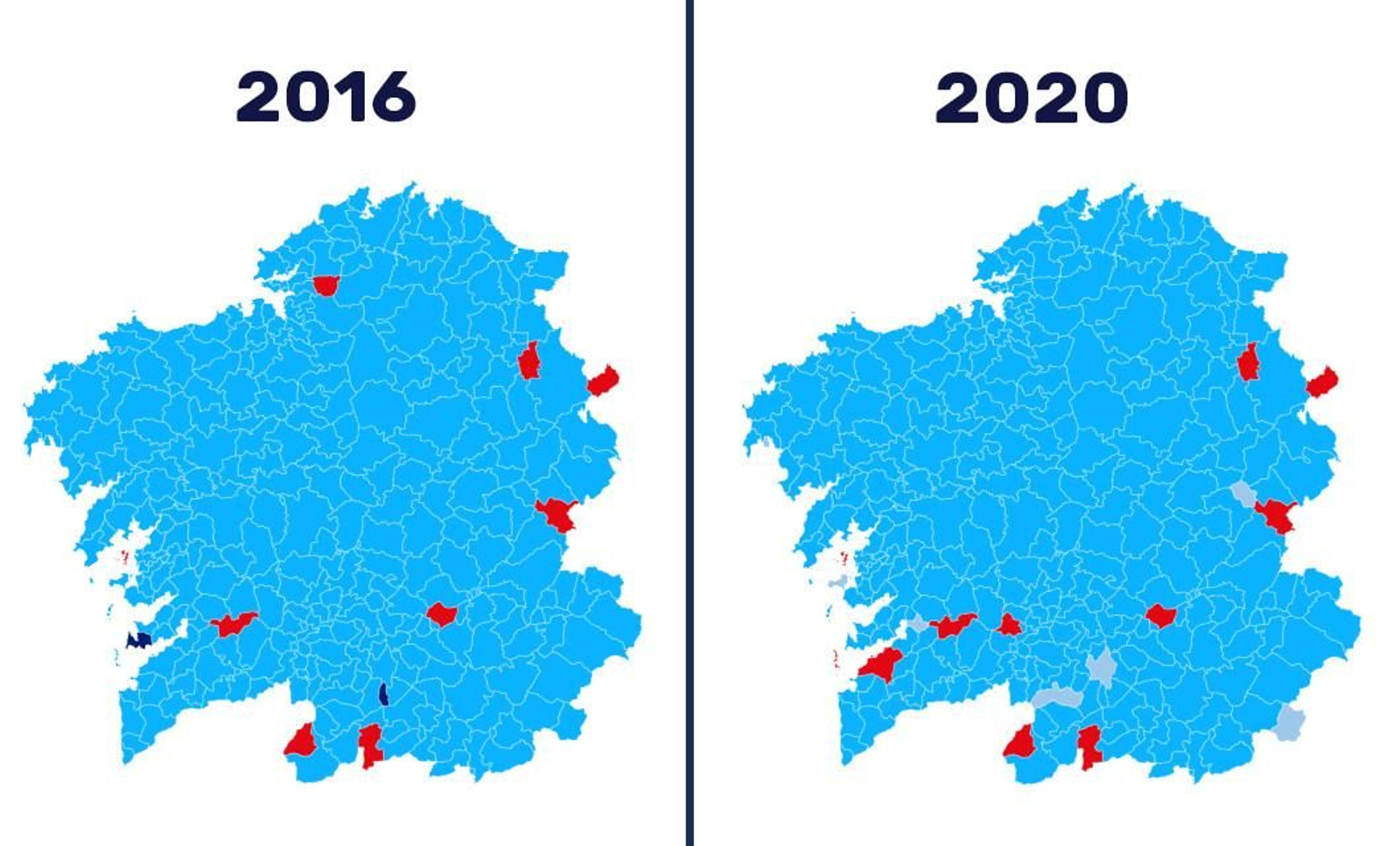 mapa evolucion galicia