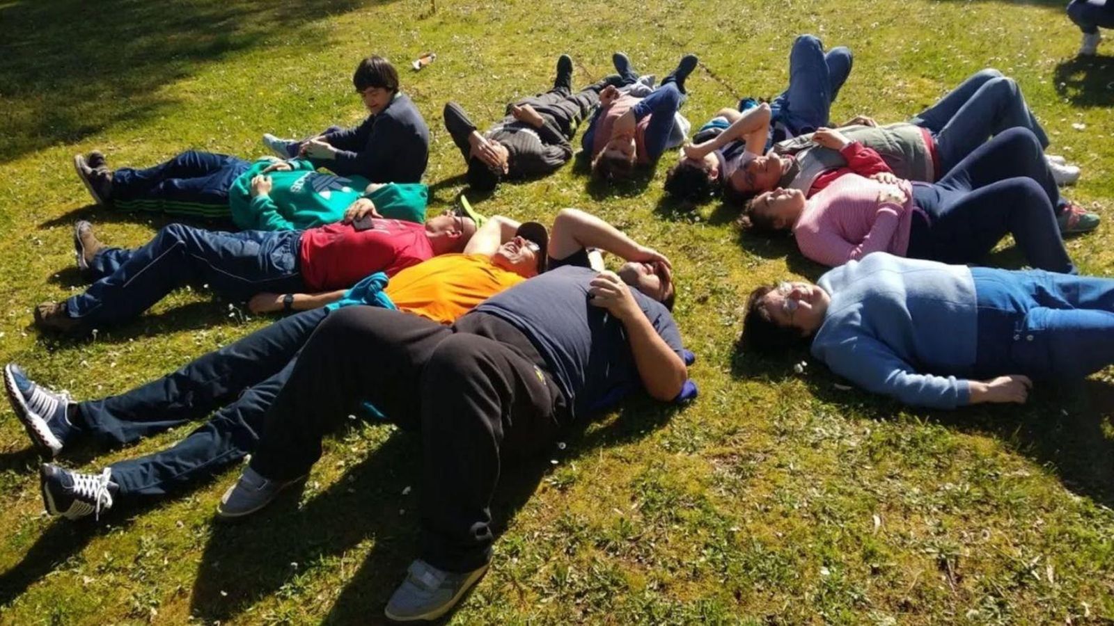 Persona usuarias del centro ocupacional, en una foto de archivo.