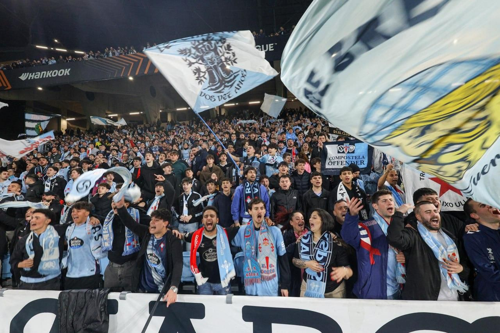 Galería | El Celta y el Olympique, un duelo de altura en Balaídos