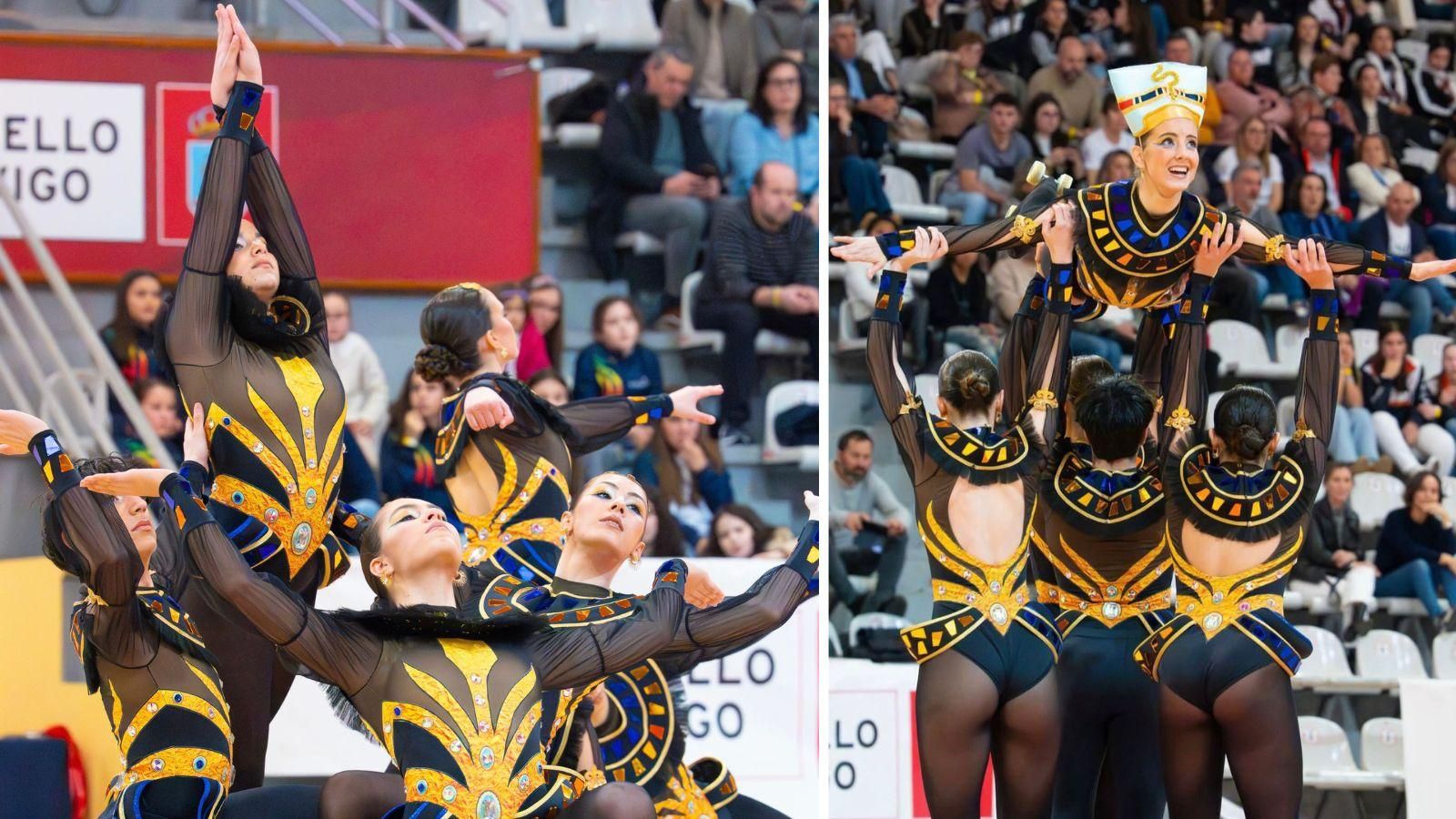 El Grupo Junior representando "Reina Eterna".