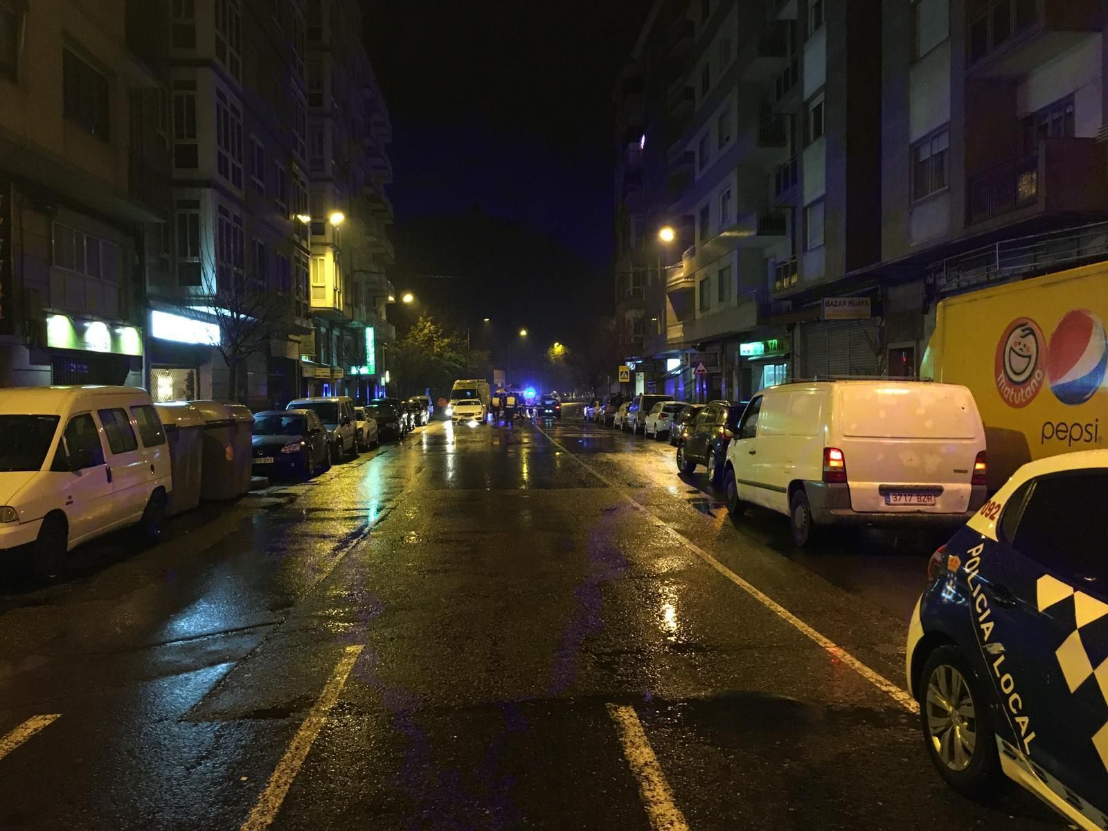 El suceso ocurrió en la calle Pena Trevinca.