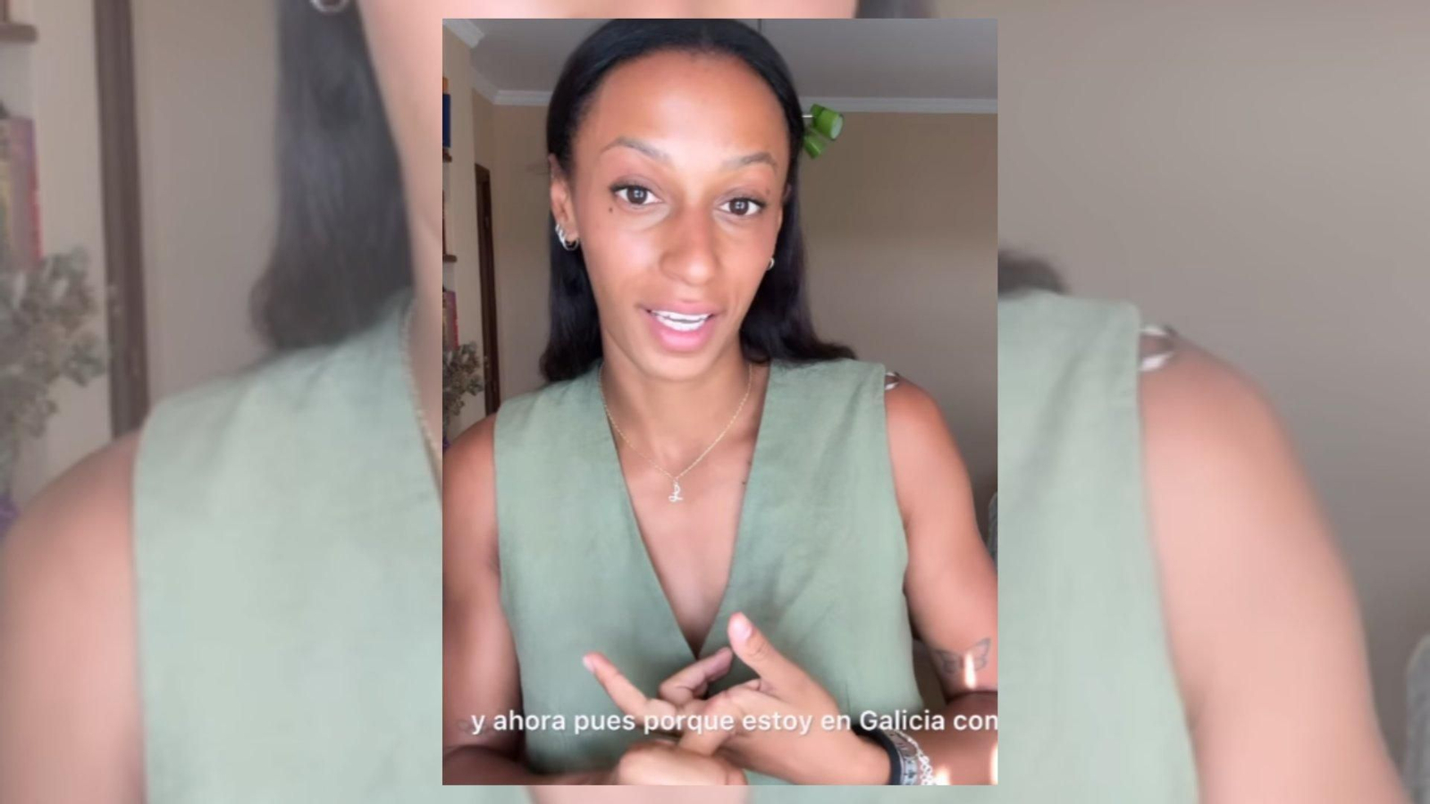 Ana Peleteiro en un vídeo en sus redes sociales. // Instagram