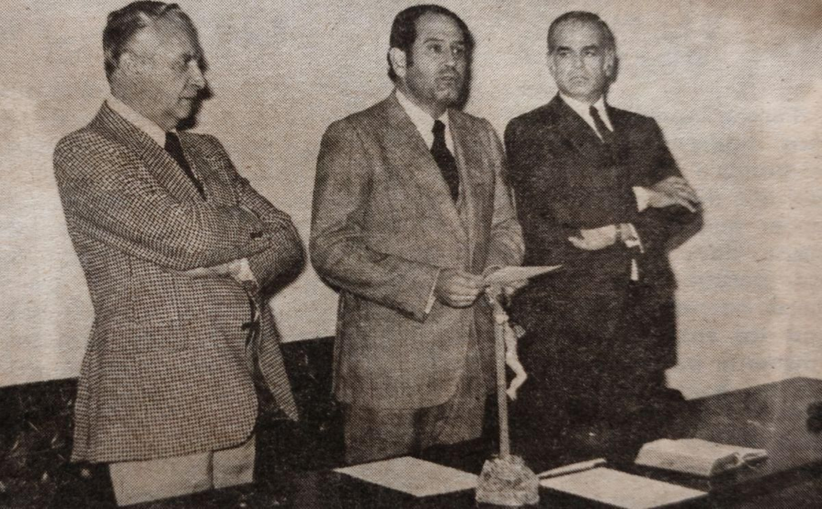 Toma de posesión del nuevo inspector del Movimiento.