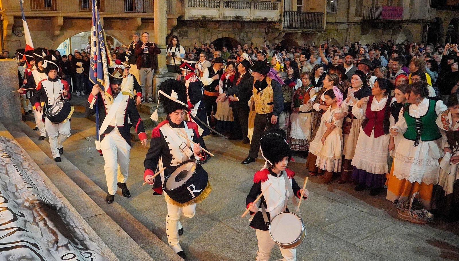 Llegada de las tropas francesas a la ciudad.
