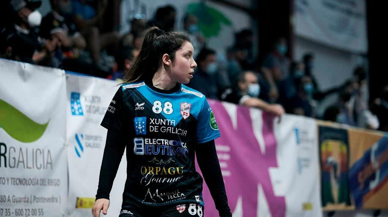La jugadora madrileña llegó la temporada pasada a A Sangriña.