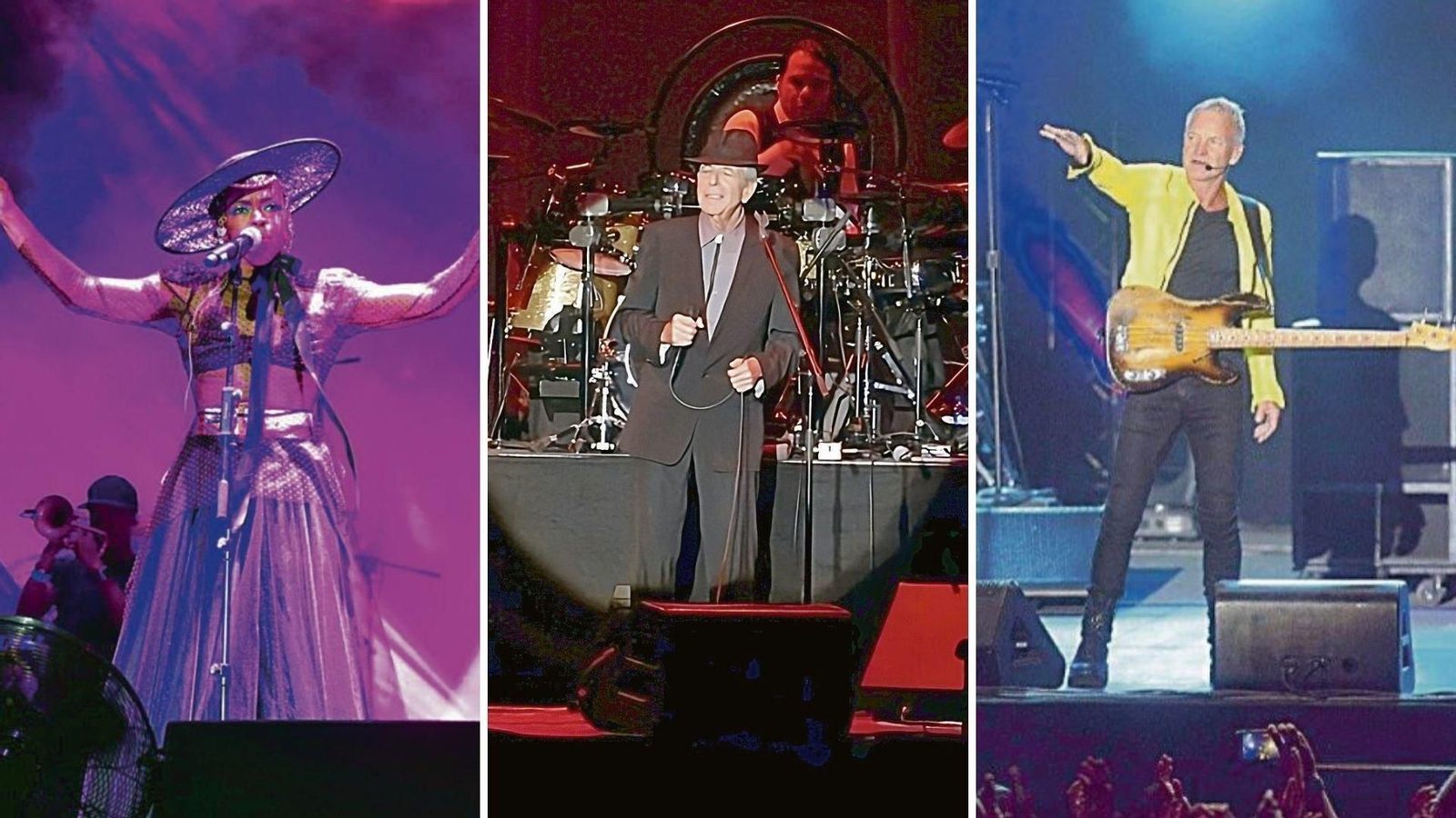 Lauryn Hill, Leonard Cohen y Sting en Castrelos.