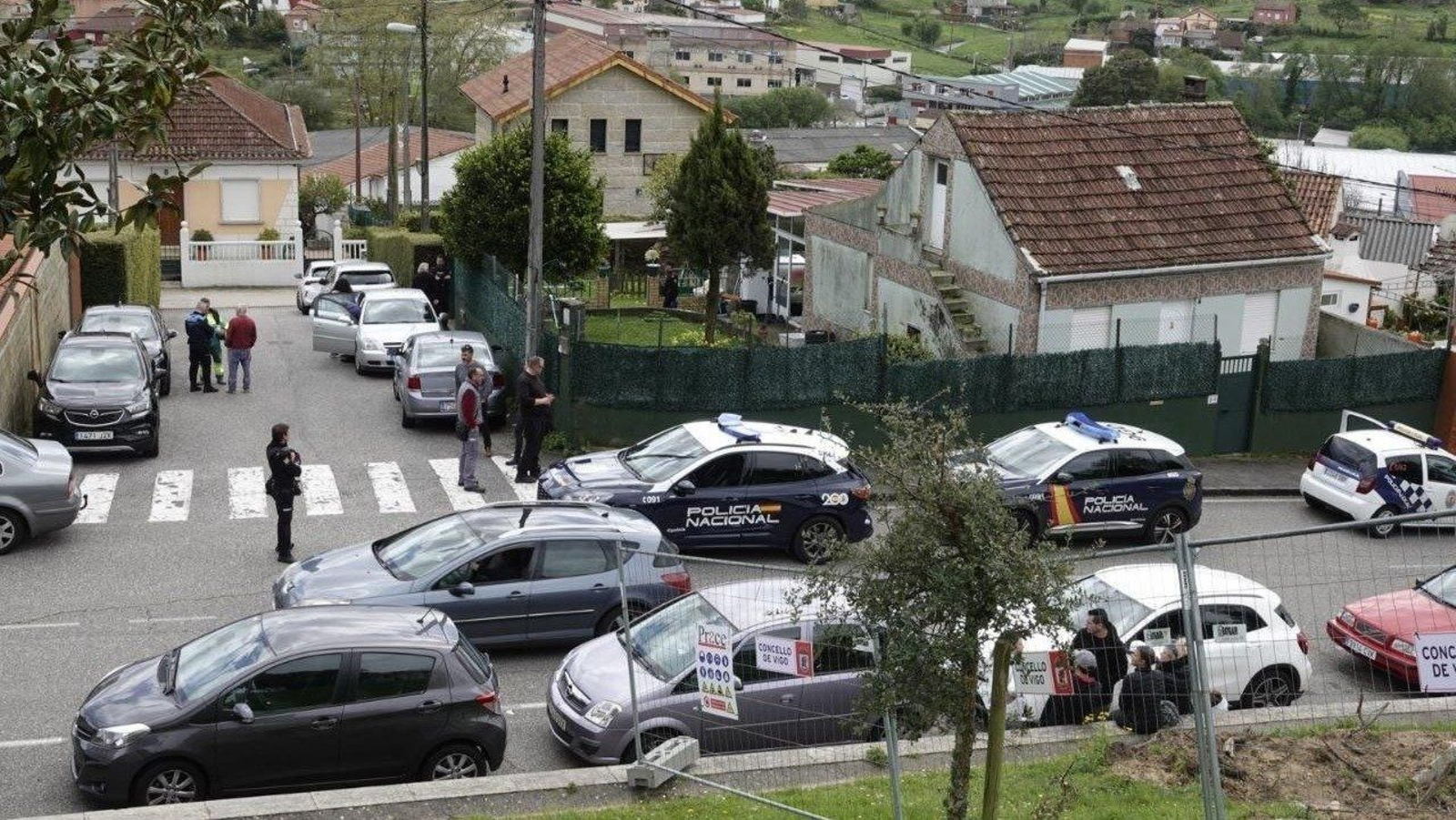 Operativo policial en Lavadores. // A.J.P.