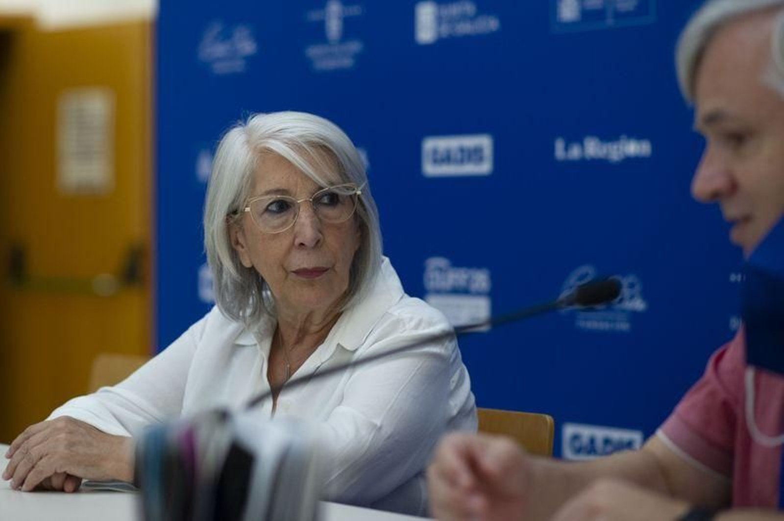 Luma Gómez, en su comparecencia ante los medios