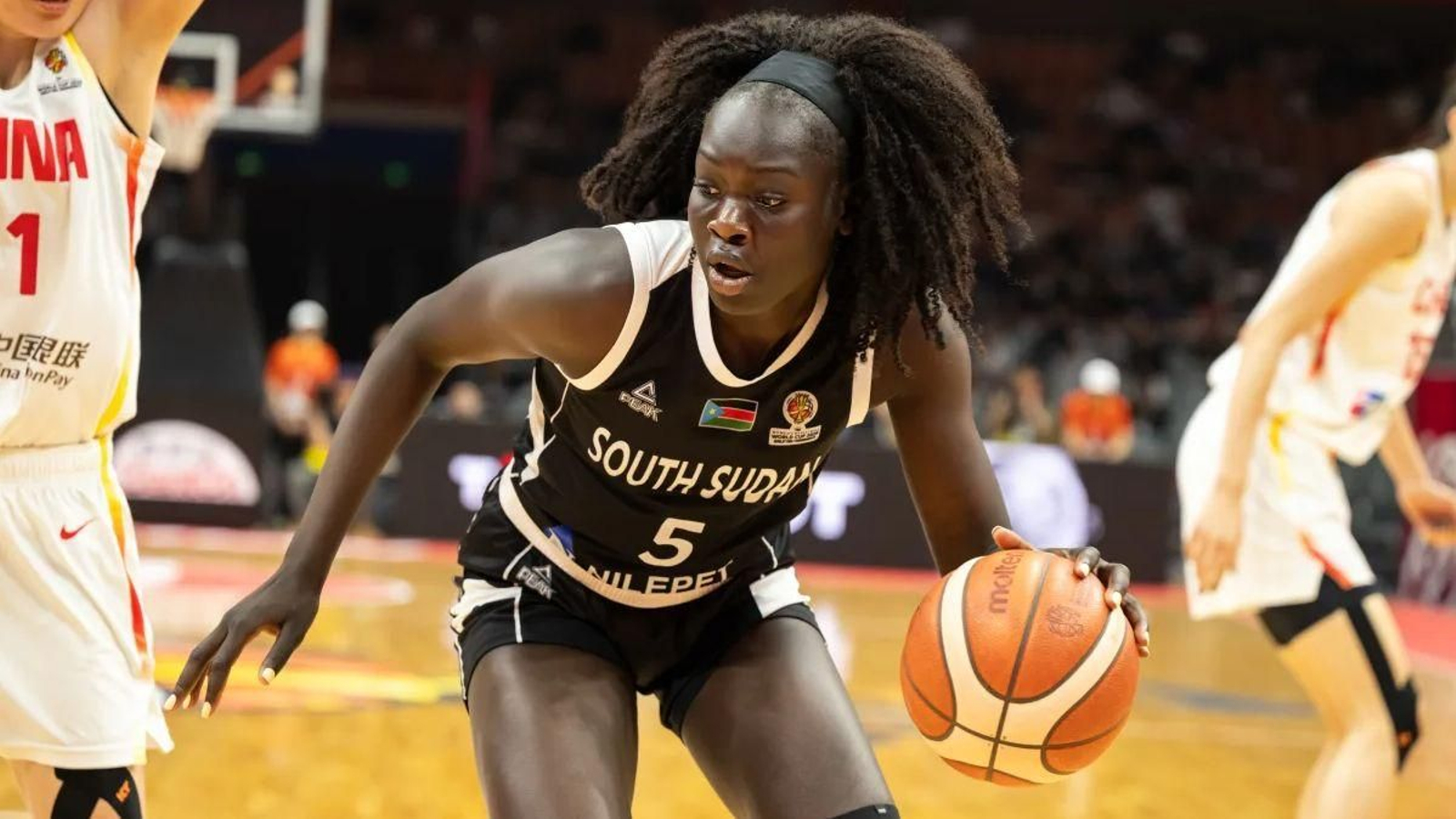 María Gakdeng consiguió el bronce con Sudán del Sur en el Afrobasket del año pasado.