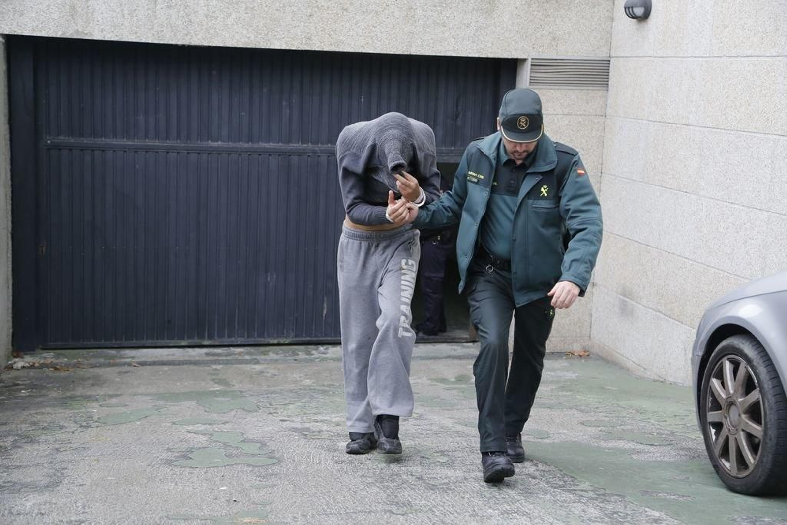 El acusado el día que pasó a disposición judicial.