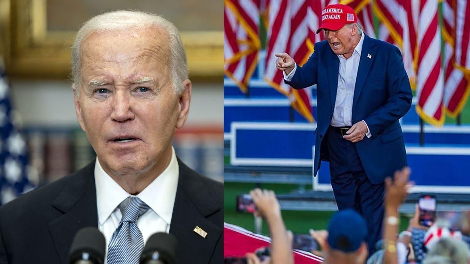 Joe Biden y Donald Trump.