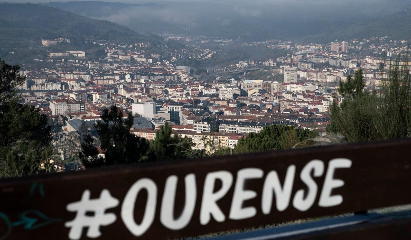 Vista de Ourense desde Montealegre (FOTO: Óscar Pinal)