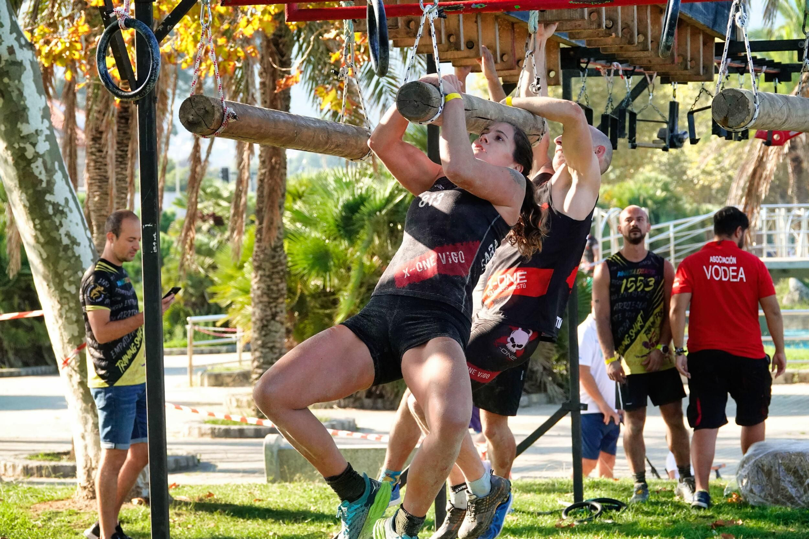 Participantes en el desafío Boot Camp en Samil.