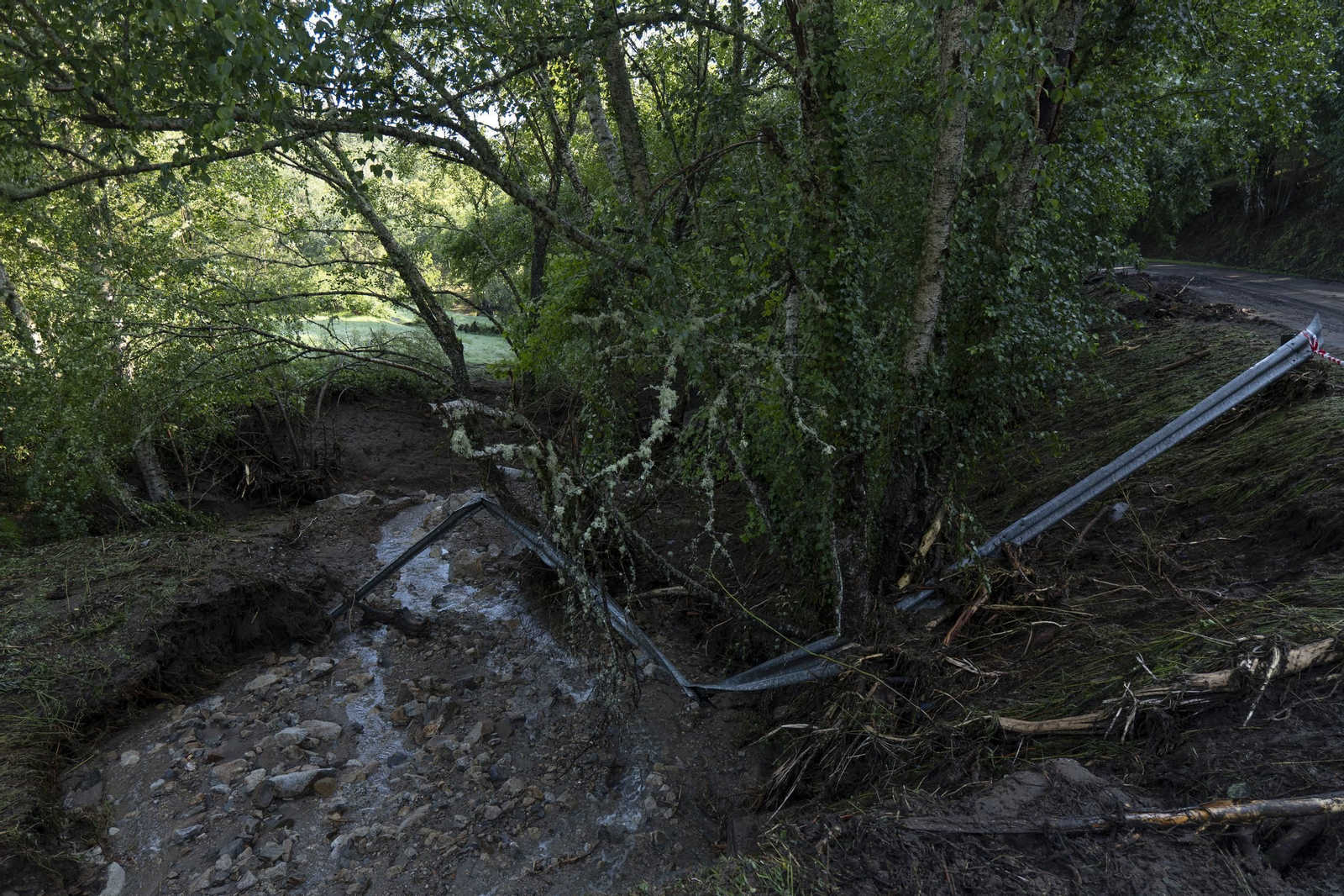 Galería | A Bouza, en Viana, zona cero de la destrucción en la provincia de Ourense por las lluvias torrenciales