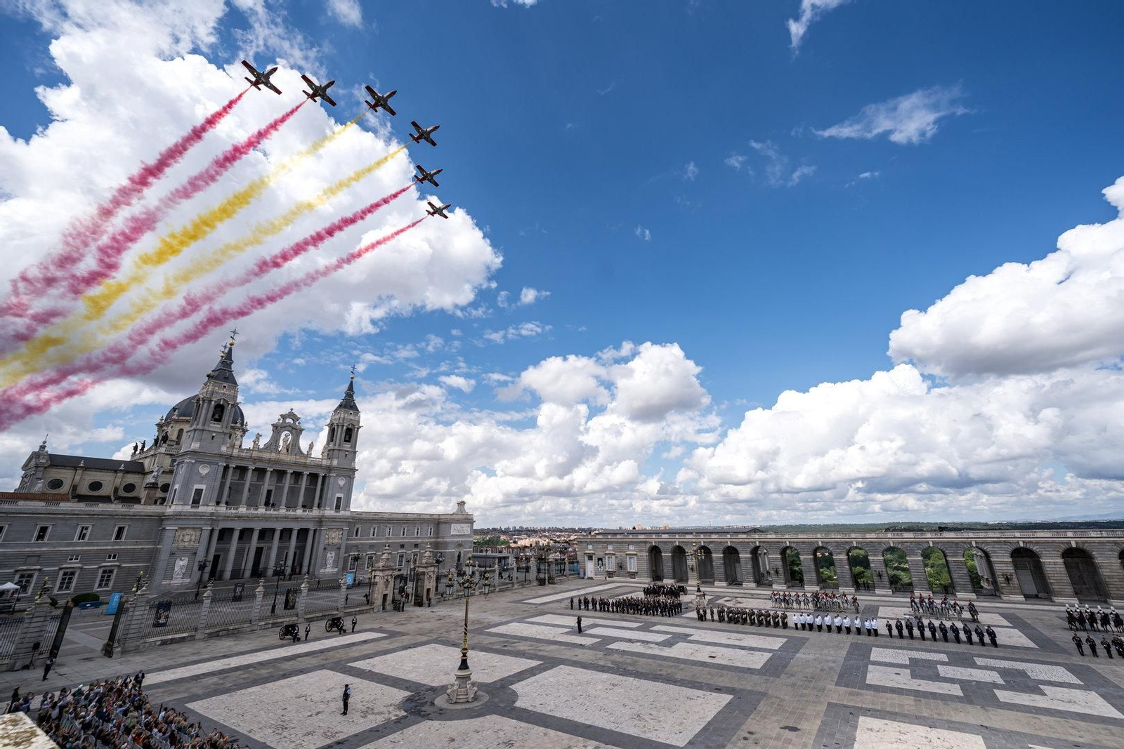 Exhibición de la Patrulla Águila.