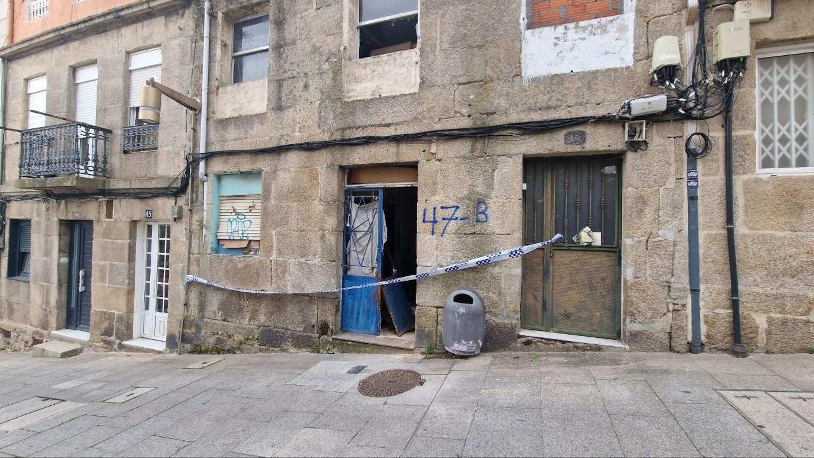 Casa okupa en la que fue encontrado el cadáver.