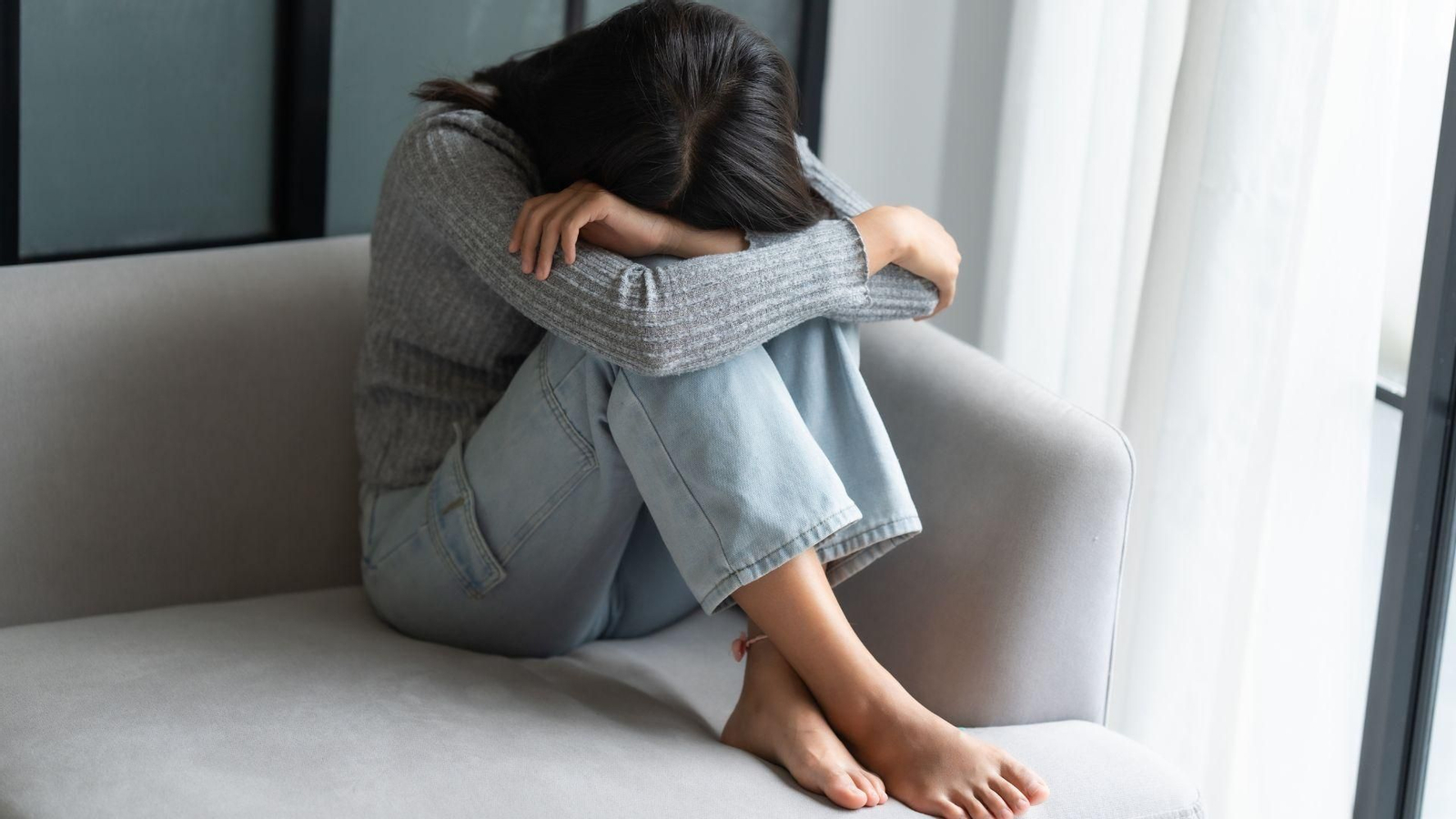 Una persona con depresión.