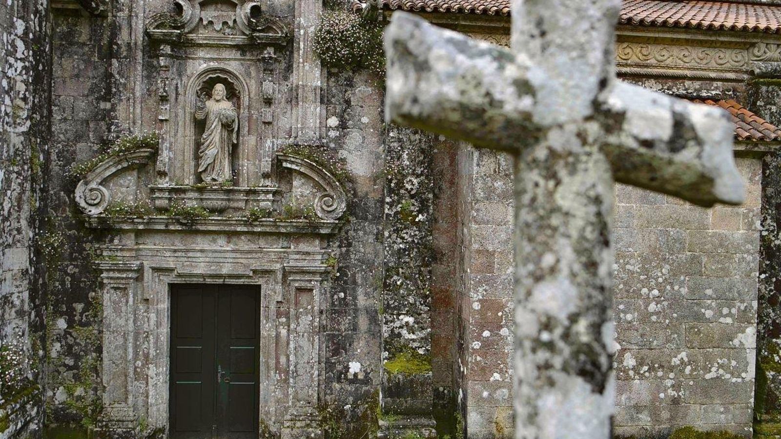 La iglesia de Santa María A Real, declarada Bien de Interés Cultural.