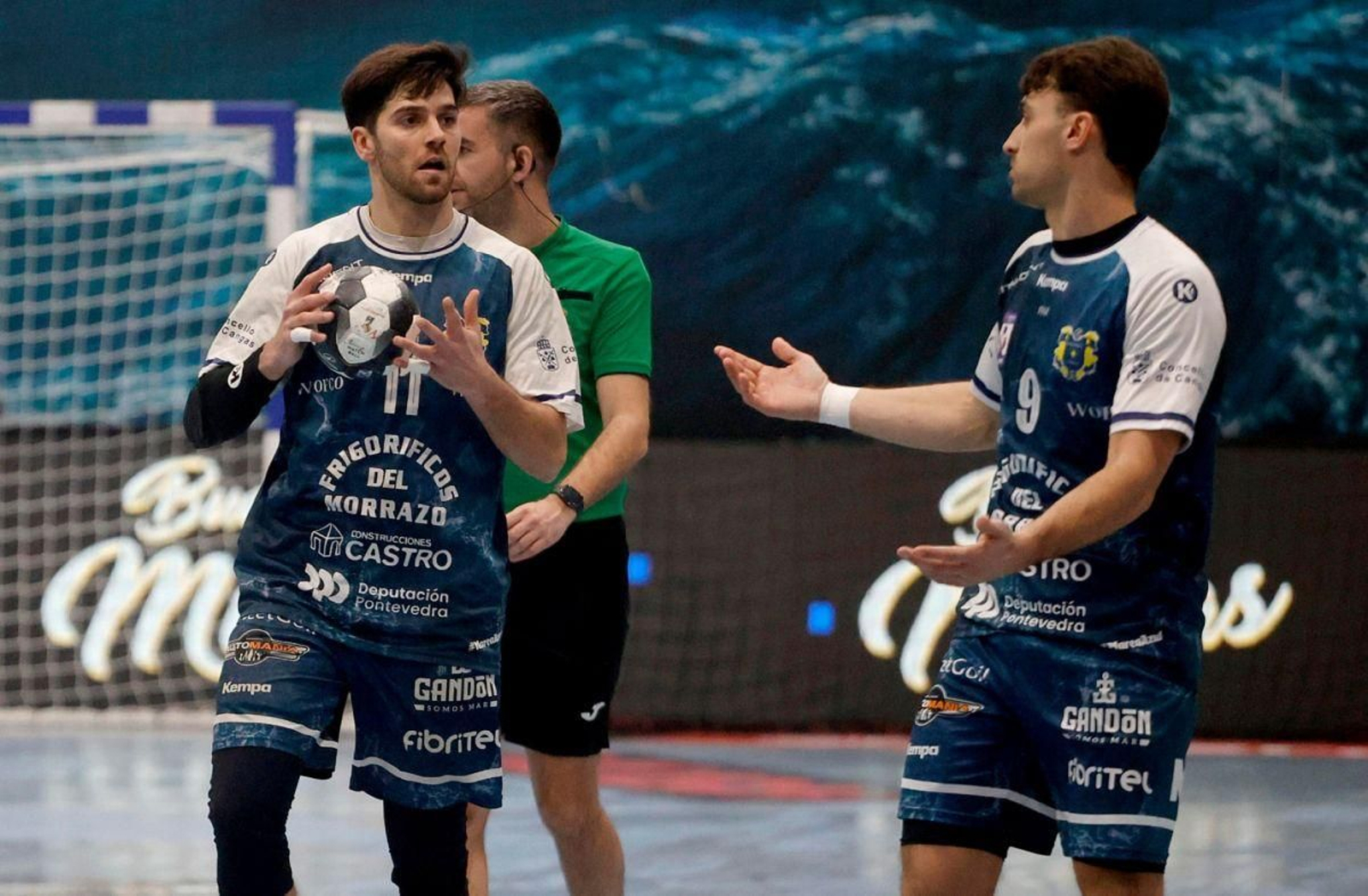 El equipo cangués plantó cara al Granollers en los minutos iniciales.