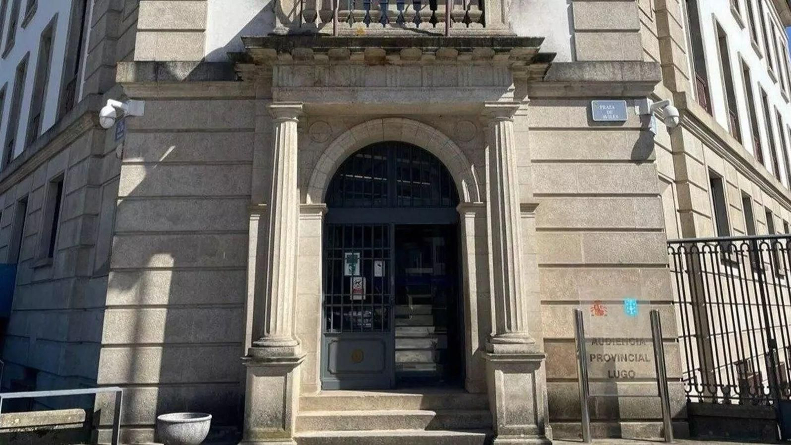 Fachada del edificio de la Audiencia Provincial de Lugo