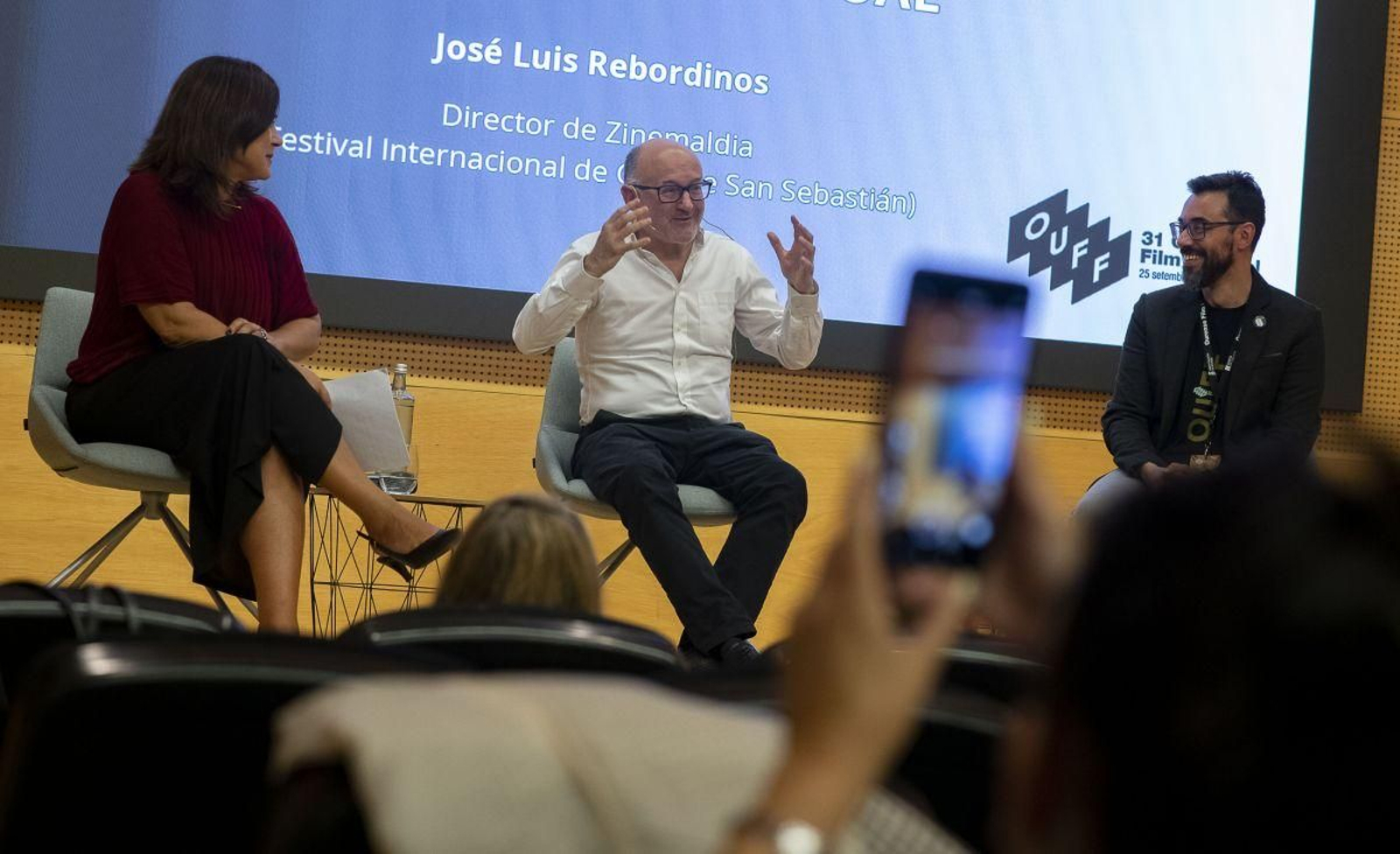 Foro La Región. José Luis Rebordinos en el centro