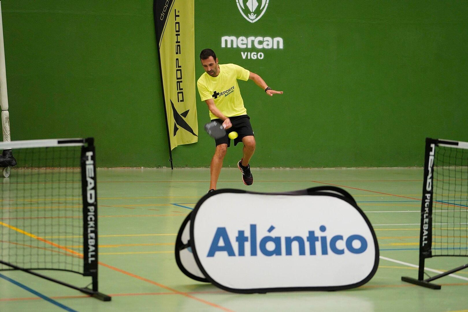 Pickeball con +Deporte Atlántico.