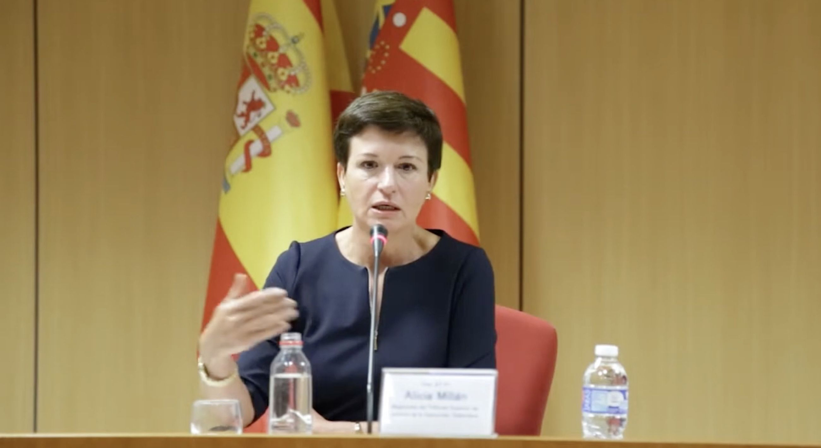 La magistrada Alicia Millán