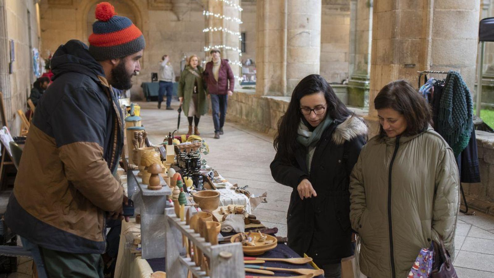 Los comerciantes de los expositores aprovecharon las últimas horas de ventas.
