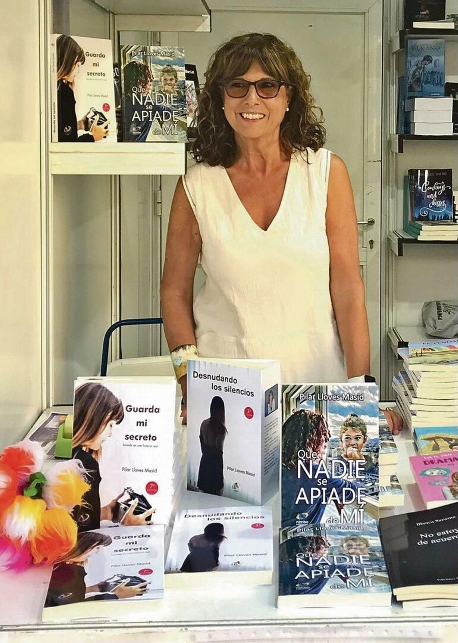 En la Feria del Libro de Madrid.