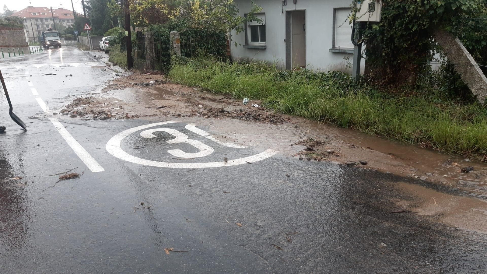Incidencias en el Ayuntamiento de Sanxenxo debido al temporal