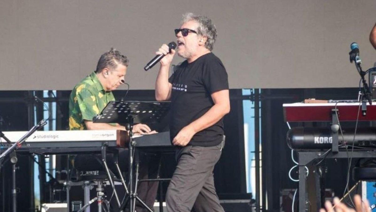 Iván Ferreiro en uno de sus conciertos anteriores.