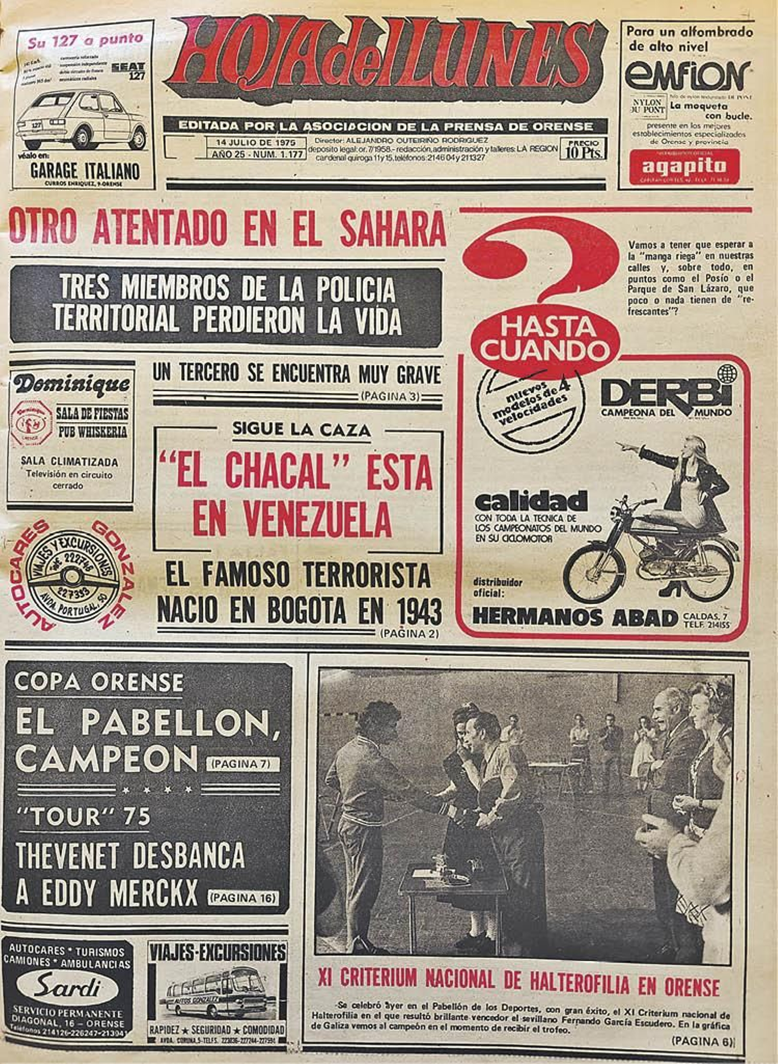 Hemeroteca del 14 de julio