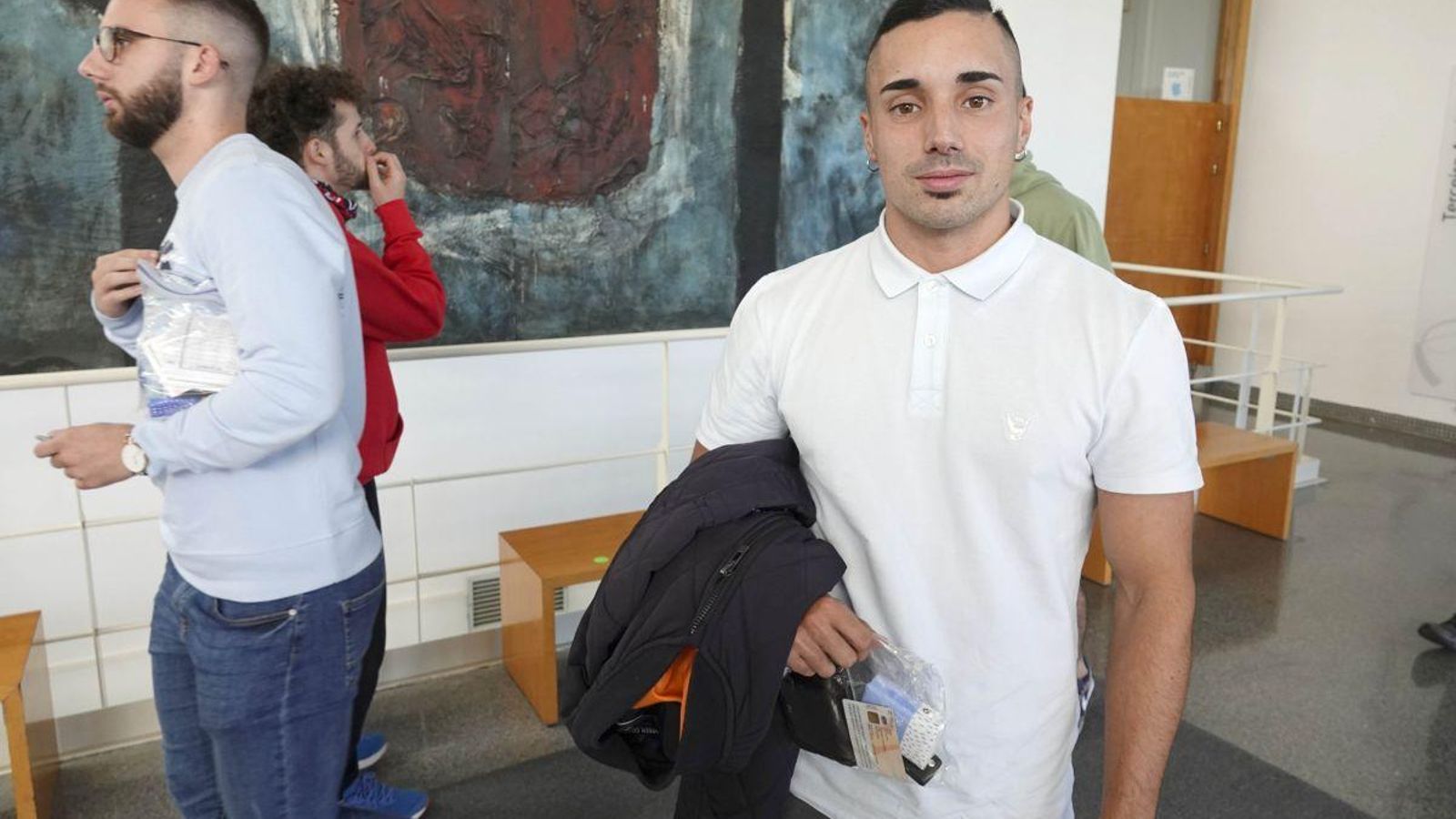 Jesús Caride, opositor.