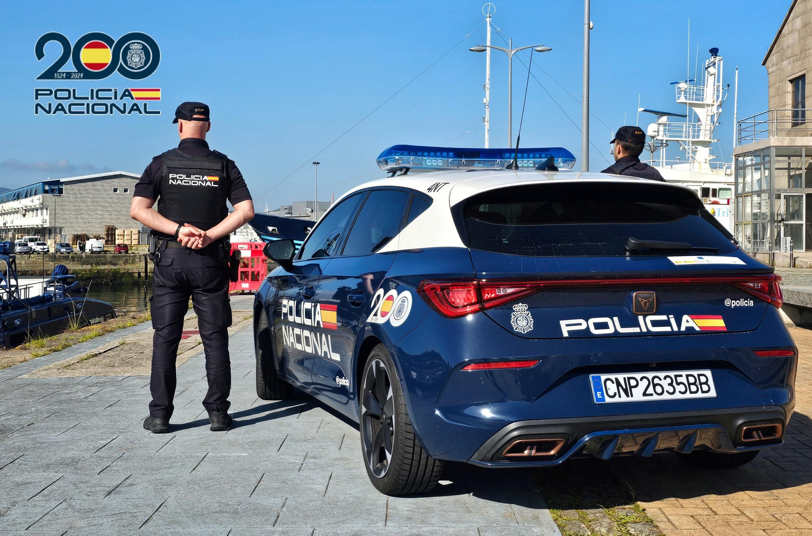Imagen de archivo de la Policía Nacional en Vigo.