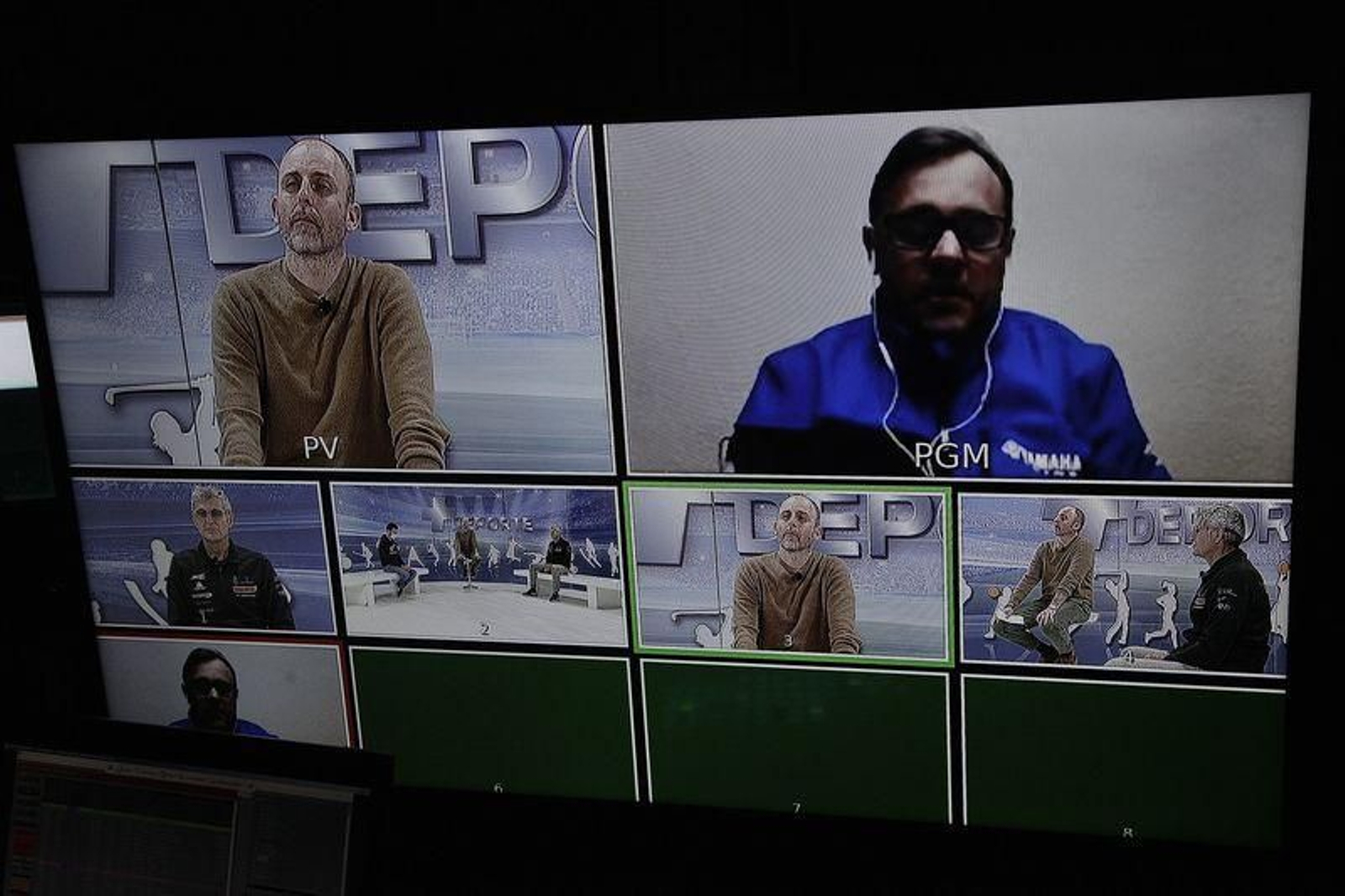 Xabi Blanco, en Telemiño (MIGUEL ÁNGEL).