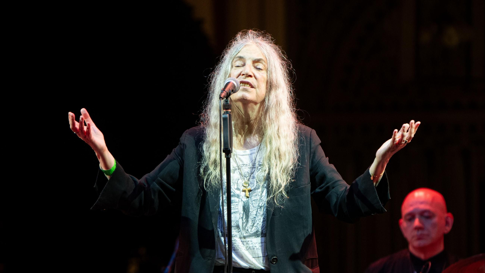 La cantante Patti Smith durante un concierto en el festival Les Nits de Barcelona