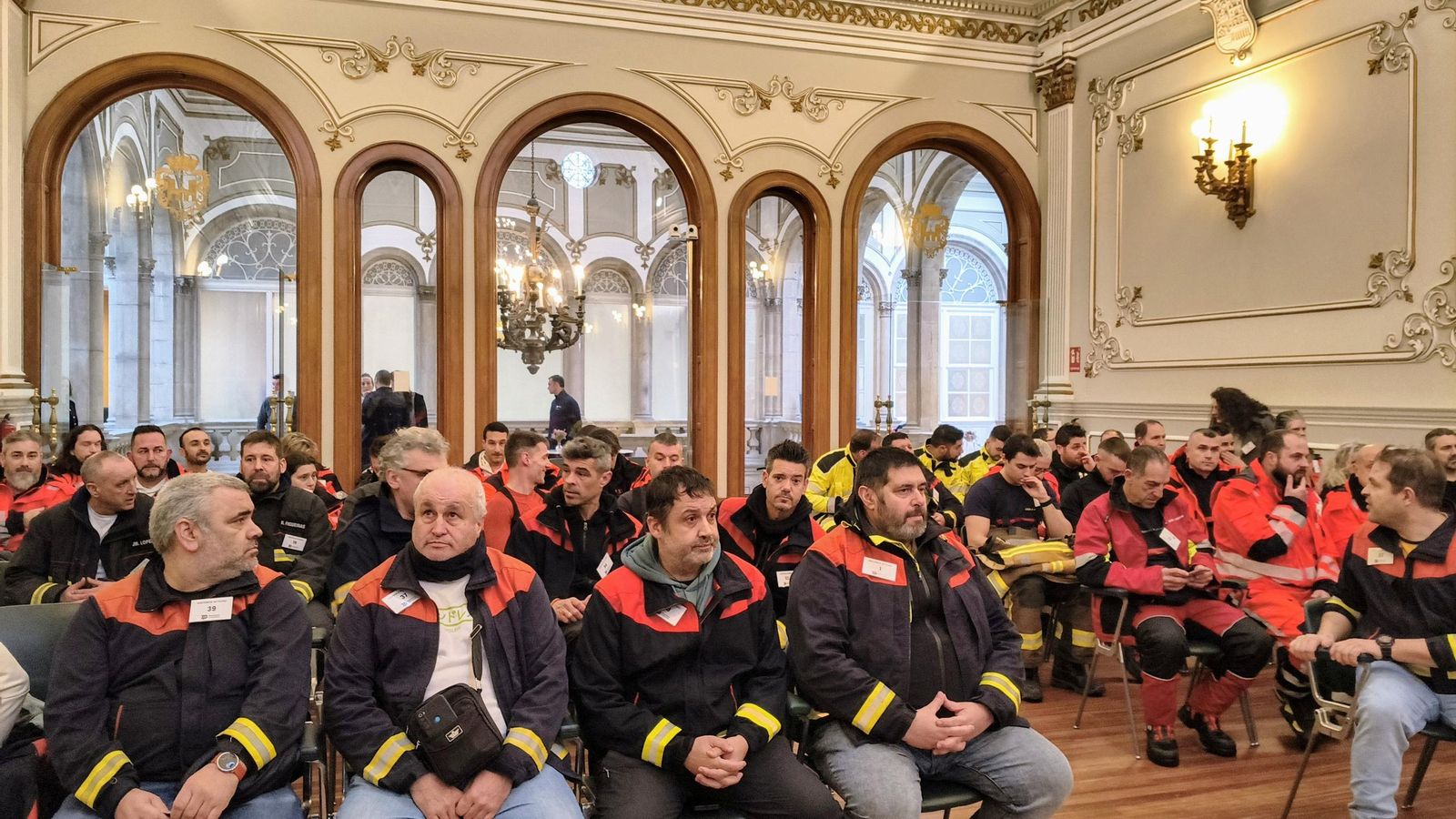 Representantes de GES de toda Galicia apoyaron a sus homólogos de Sanxenxo.