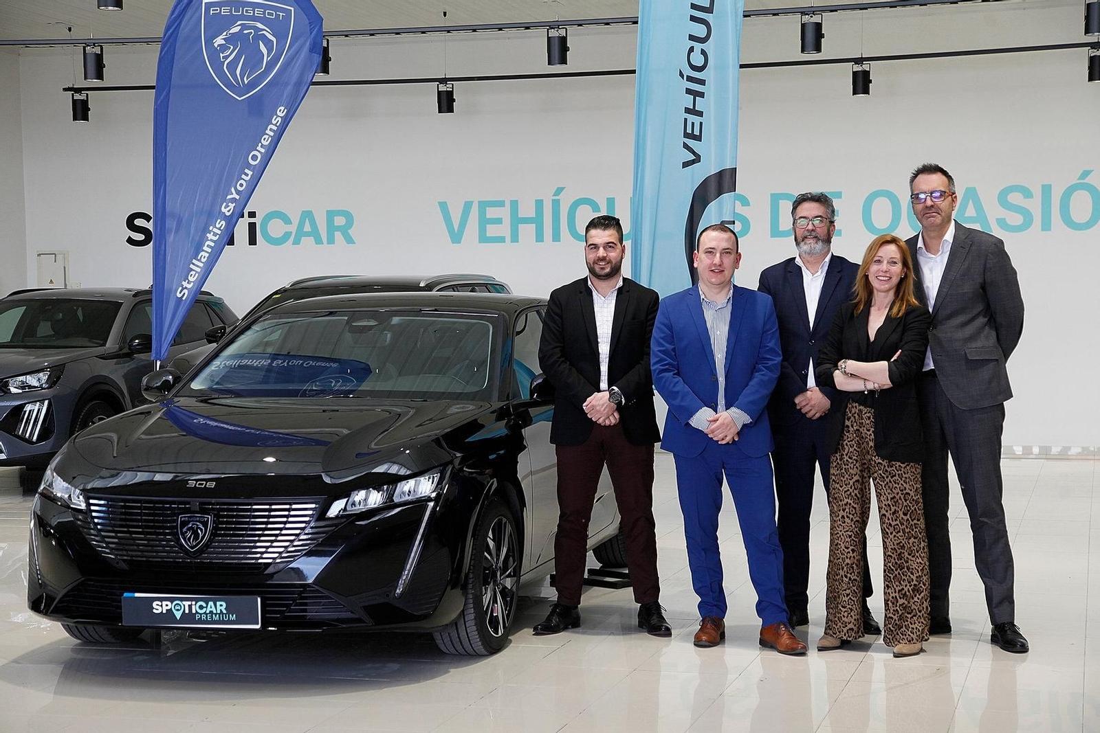 Esteban Mato, Jorge Rua, Abel López, Roberto Méndez y Teresa López.