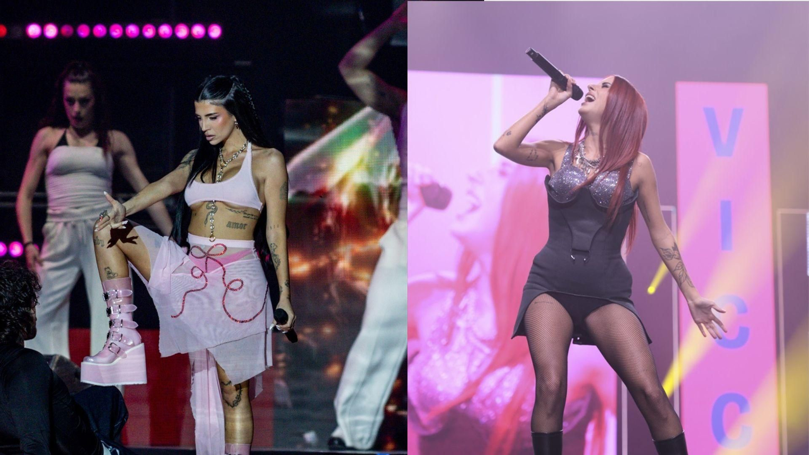 Naiara y Vicco, dos de las artistas que actuarán en Los40 Summer Live en Vigo.