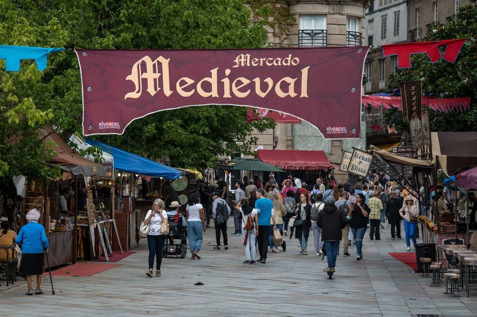 Mercado medieval en la ciudad (ÓSCAR PINAL)