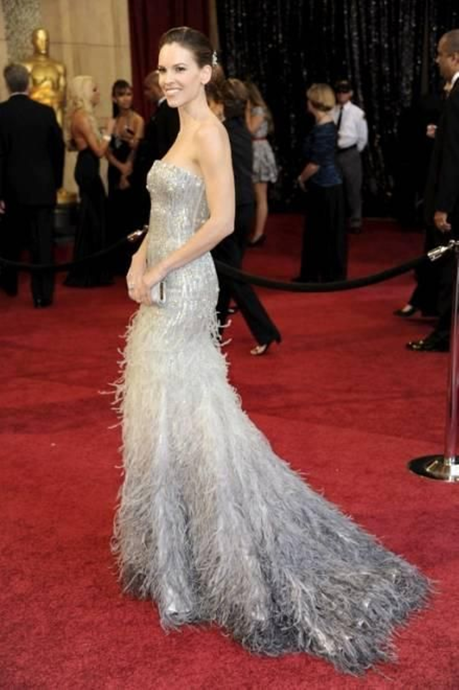 La actriz estadounidense Hillary Swank.