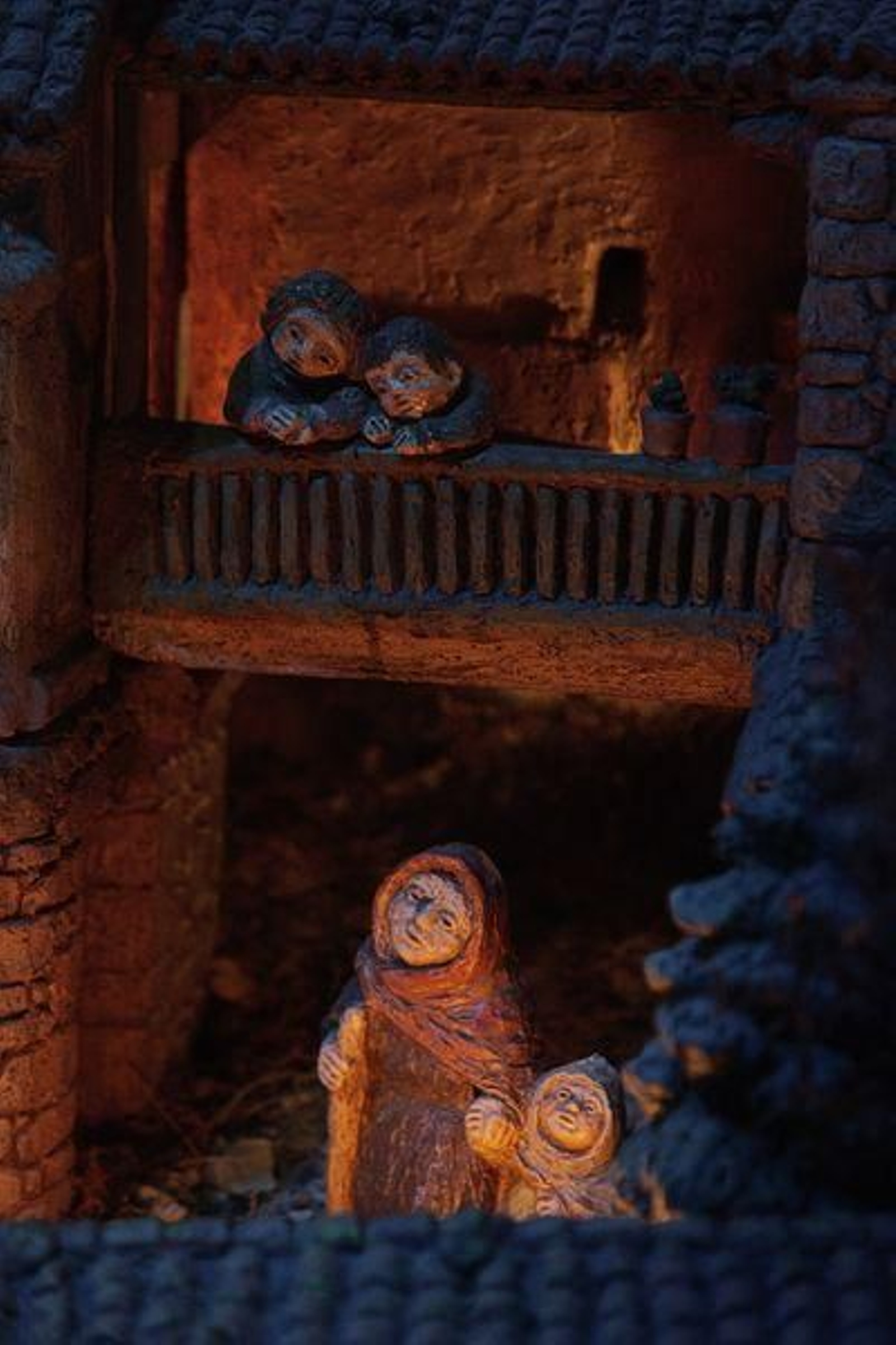 El belén de Baltar, un clásico en Ourense (MIGUEL ÁNGEL)