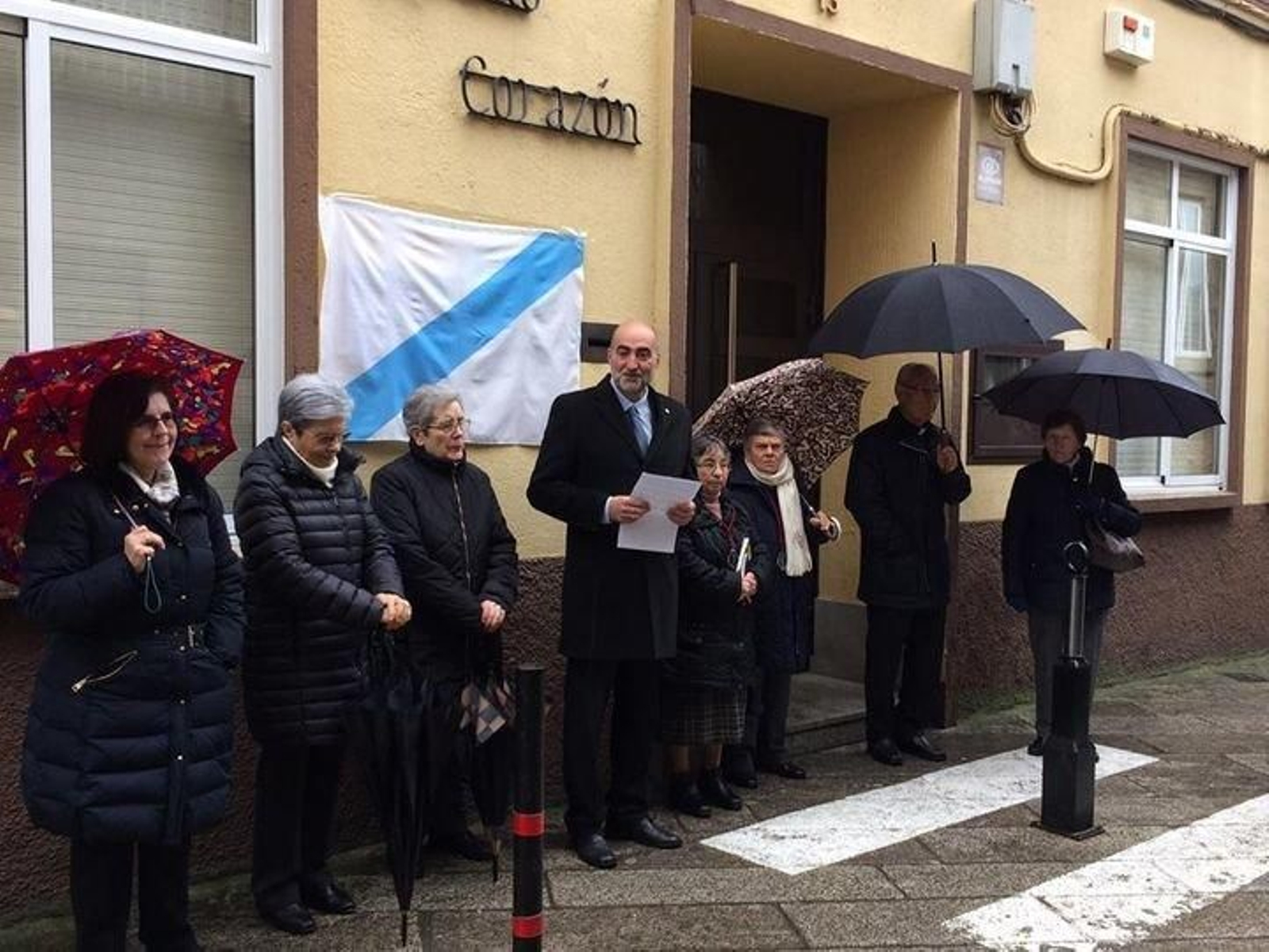 Un momento del acto celebrado el pasado sábado en O Areal.