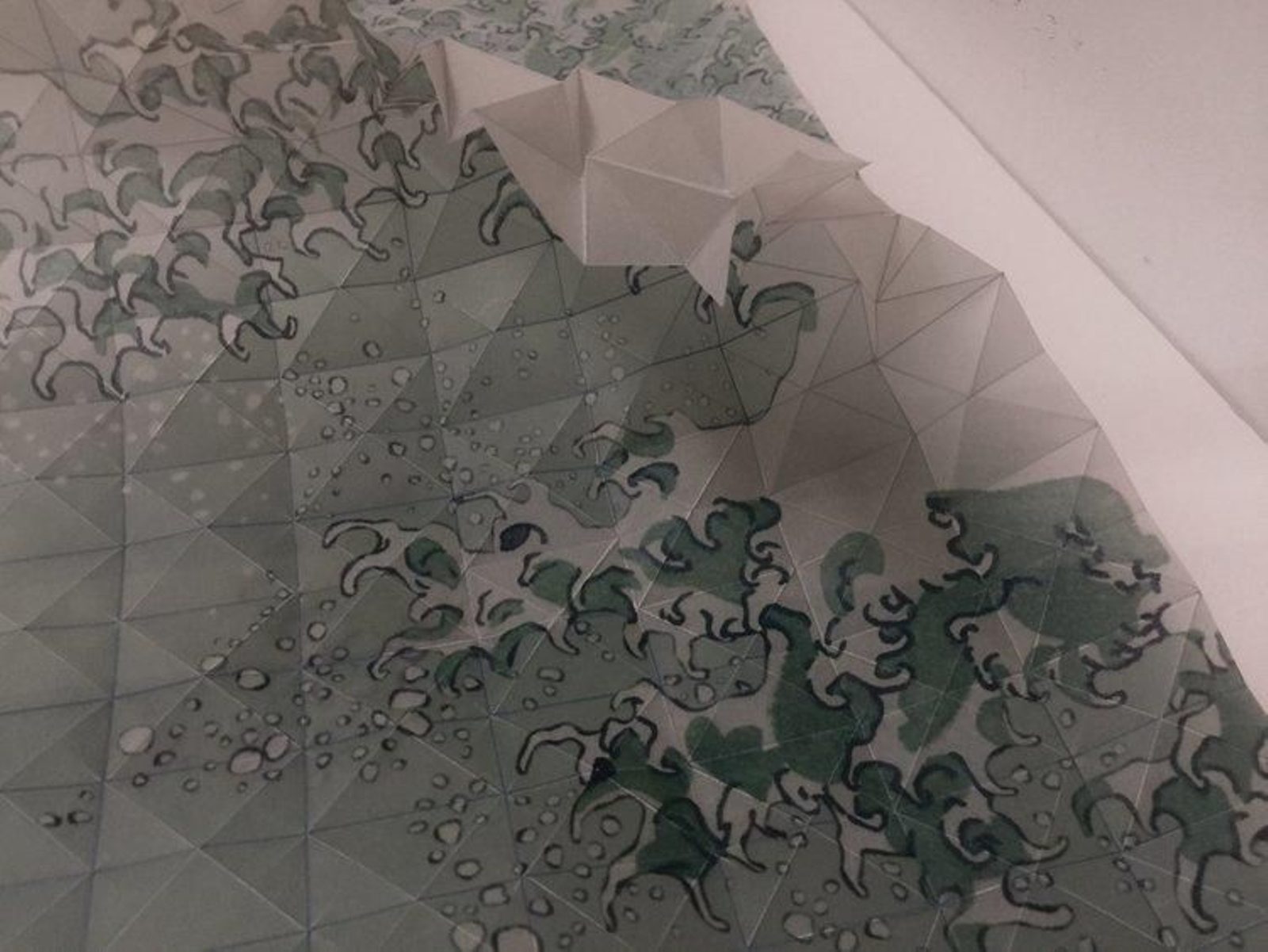 As olas de Lección de Tohoku.