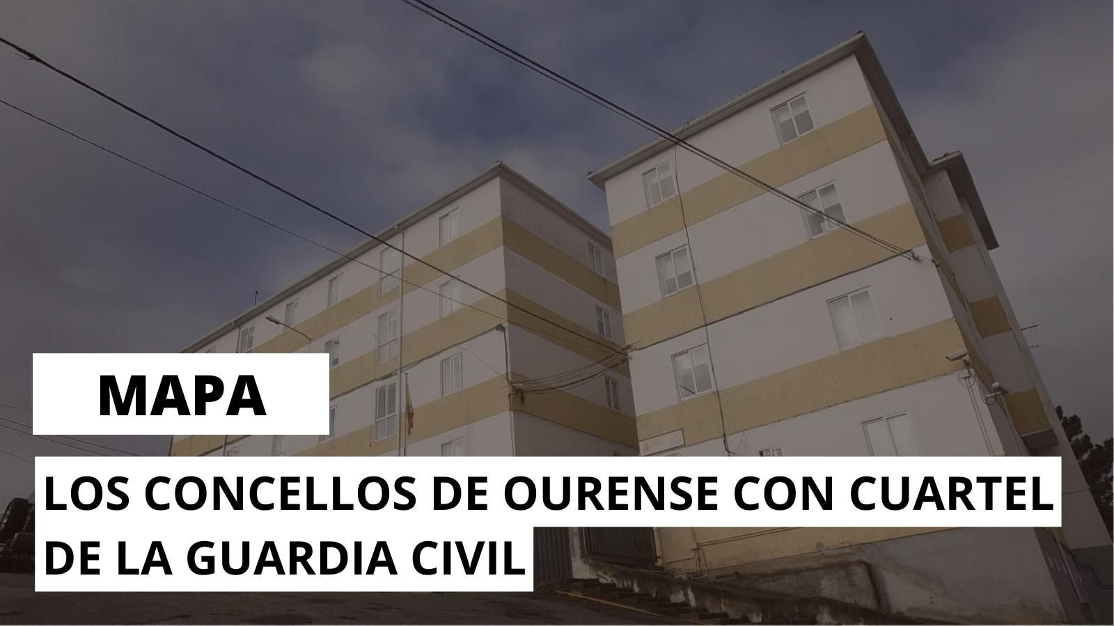 Puesto de la Guardia Civil de Celanova. MIGUEL ÁNGEL