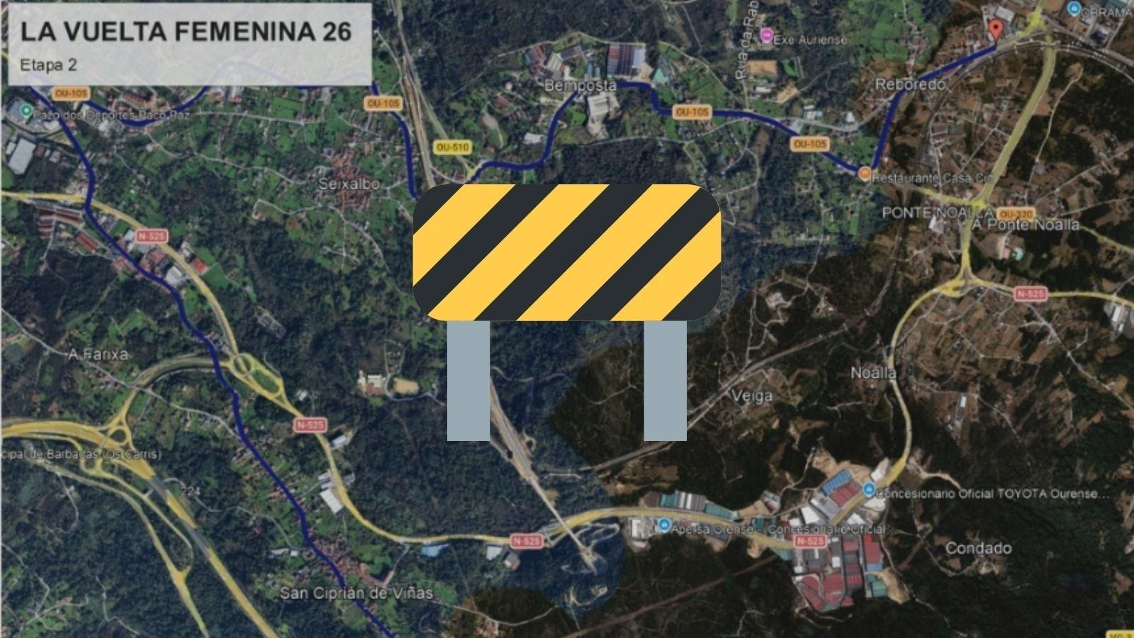 Estos son los cortes de tráfico que habrá en San Cibrao das Viñas durante el lunes, 4 de mayo.