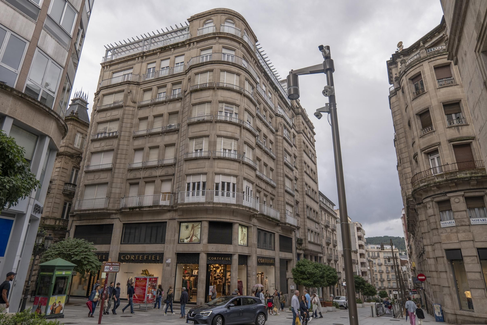 Cámaras de control recientemente instaladas en la ciudad.